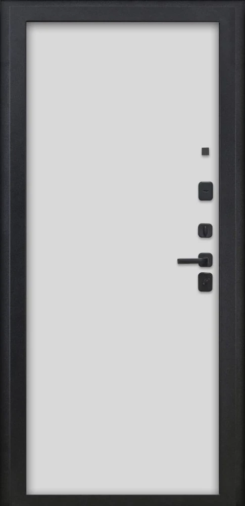 Входная дверь ДвериПРО Элфи Гладкая Белый матовый DPRO222389 внутренняя сторона